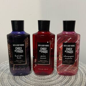 BBW Emily in Paris Body Wash set of 3 NWT
